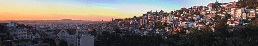 A view of Tana, the capital city, from our hotel where we’re staying for a few days, waiting to be sure Matimu is completely recovered. It’s a beautiful city when you can see the buildings up and down the hills, especially in the morning and evening.