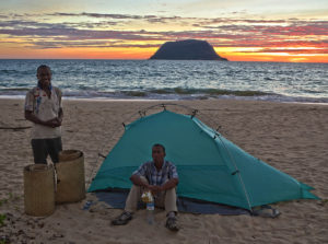 During the setup trip, Adam, our YWAM co-worker Joe, and our future home builder Herdini, stayed in a tent on the beach on Nosy Mitsio.