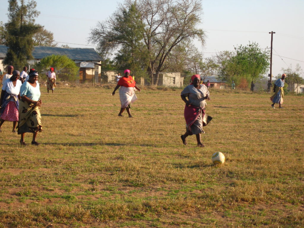 Kokwana (grandmother) soccer