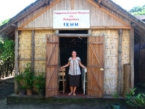 A church in Tamatave, Madagascar, built in the local style and started by YWAM, the organization we’ll be working with there.