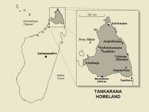 The Antakarana homeland in Northern Madagascar.
