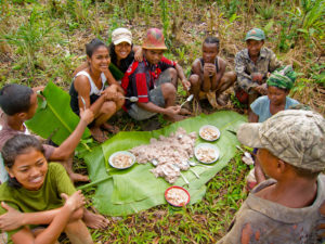 Any time Malagasy get together, there’s a feast of rice! Or, even when they eat alone.